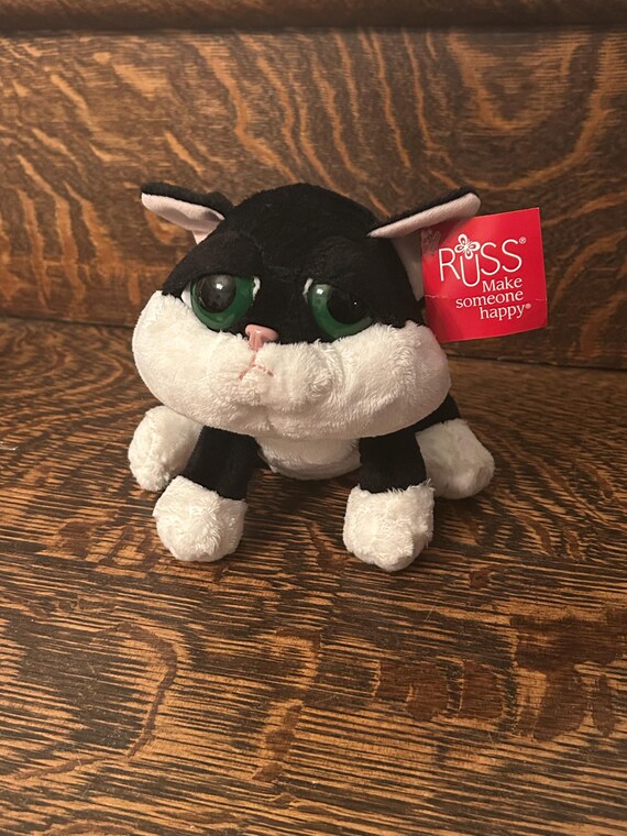 Rare Russ Berrie Li'l Peepers Loki the Cat Plush - Etsy