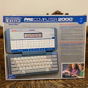 Vintage Vtech Precomputer 2000 Electronic Learning & School Toy For Children