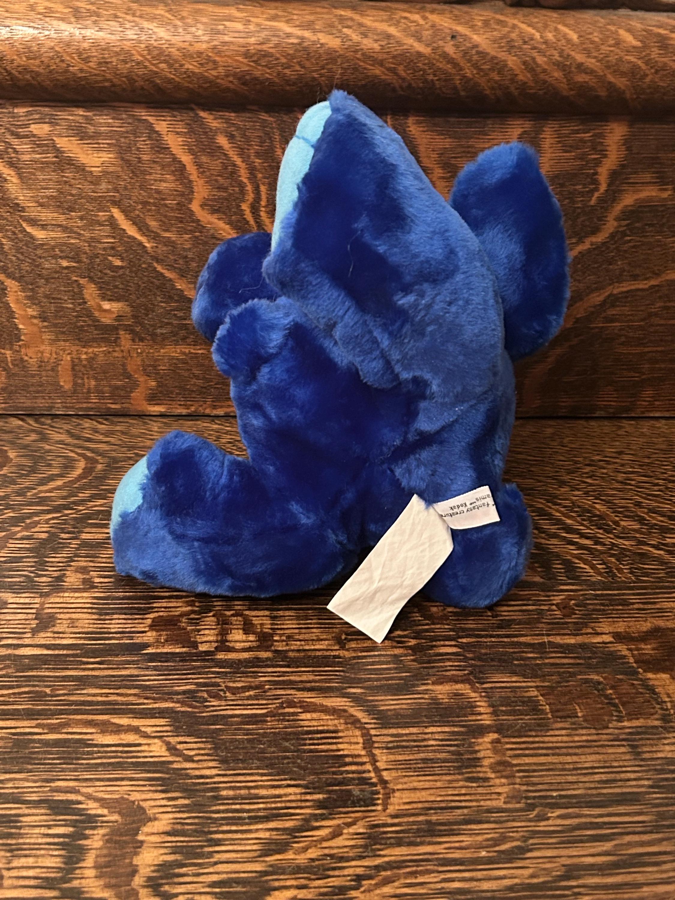 Peluche Publicitaire Kodak Kolorkids Vintage 1980 - Bleu, Vert, Rose, Rouge