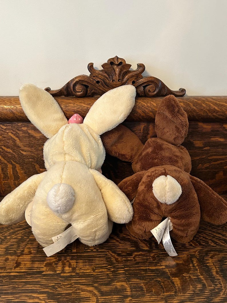 2012 Disney Mickey Mouse/Minnie Mouse Chocolate Scented Easter Plush image 4