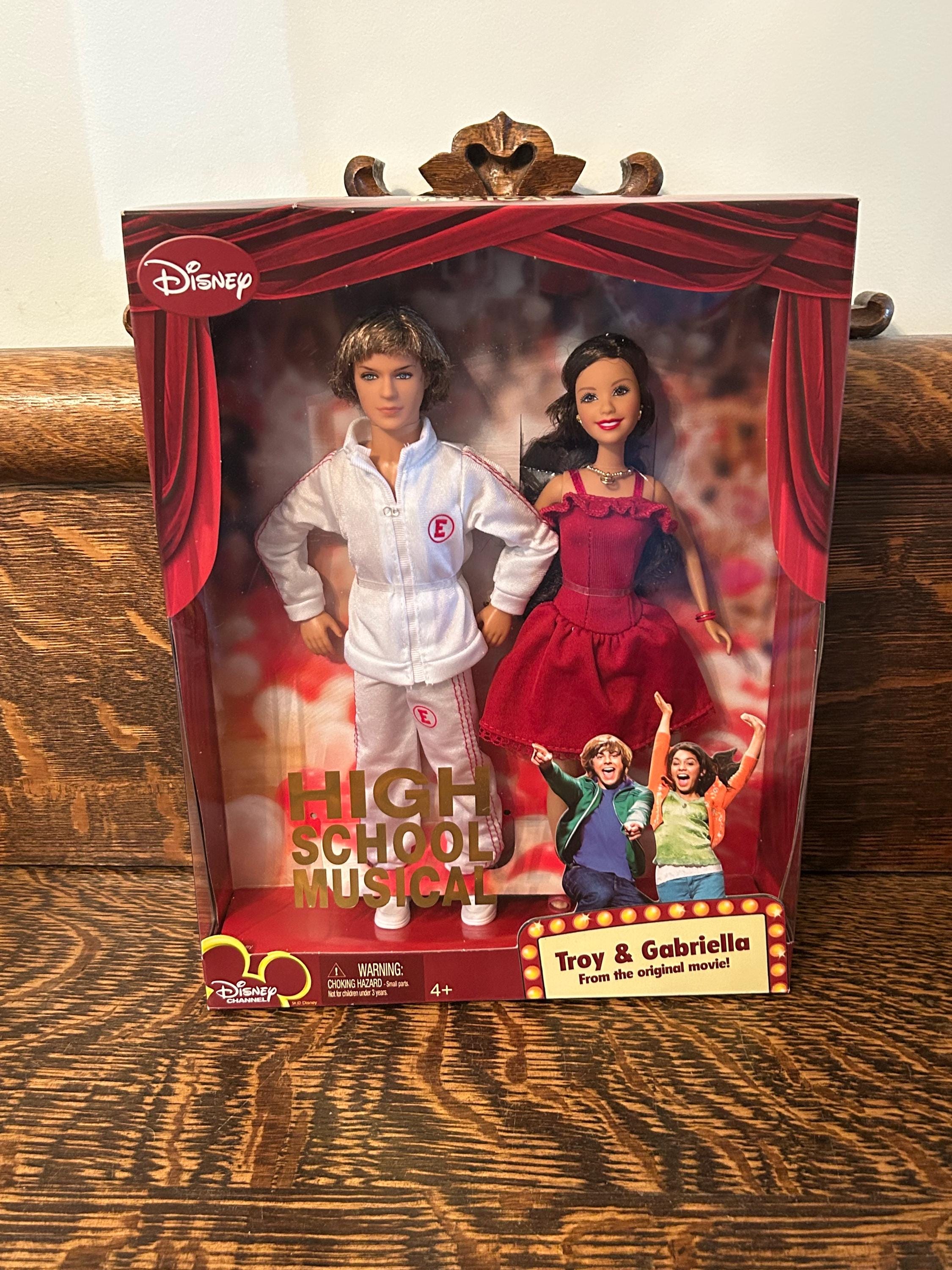 Disney High School Musical Troy & Gabriella Doll 2007 Mattel