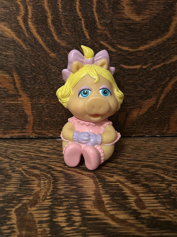 1984 Hasbro Muppets Babies Little Miss Piggy PVC Toy - Etsy UK