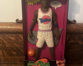 Vintage Space Jam Talking Michael Jordan Doll Playmates Warner