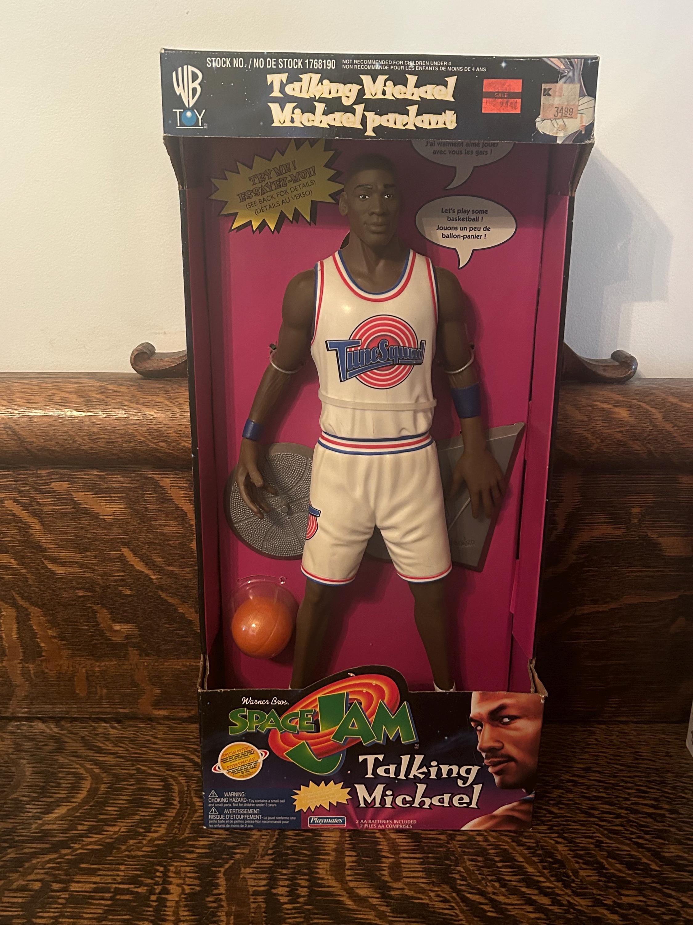 Vintage Space Jam Talking Michael Jordan Doll Playmates Warner