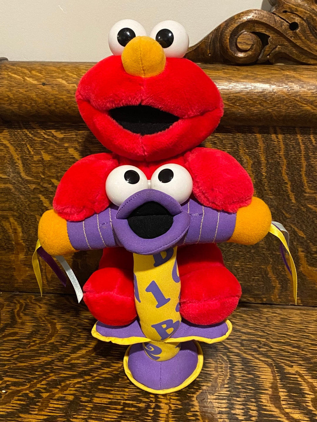 Vintage Pogo Stick Elmo Jump and Learn Elmo Fisher Price Sesame Street