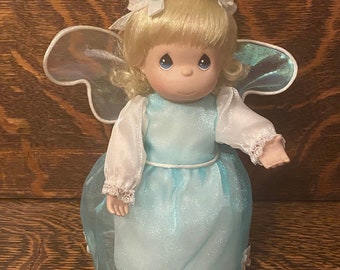 Vintage Precious Moments Porcelain Doll Angel Doll Enesco Wedding