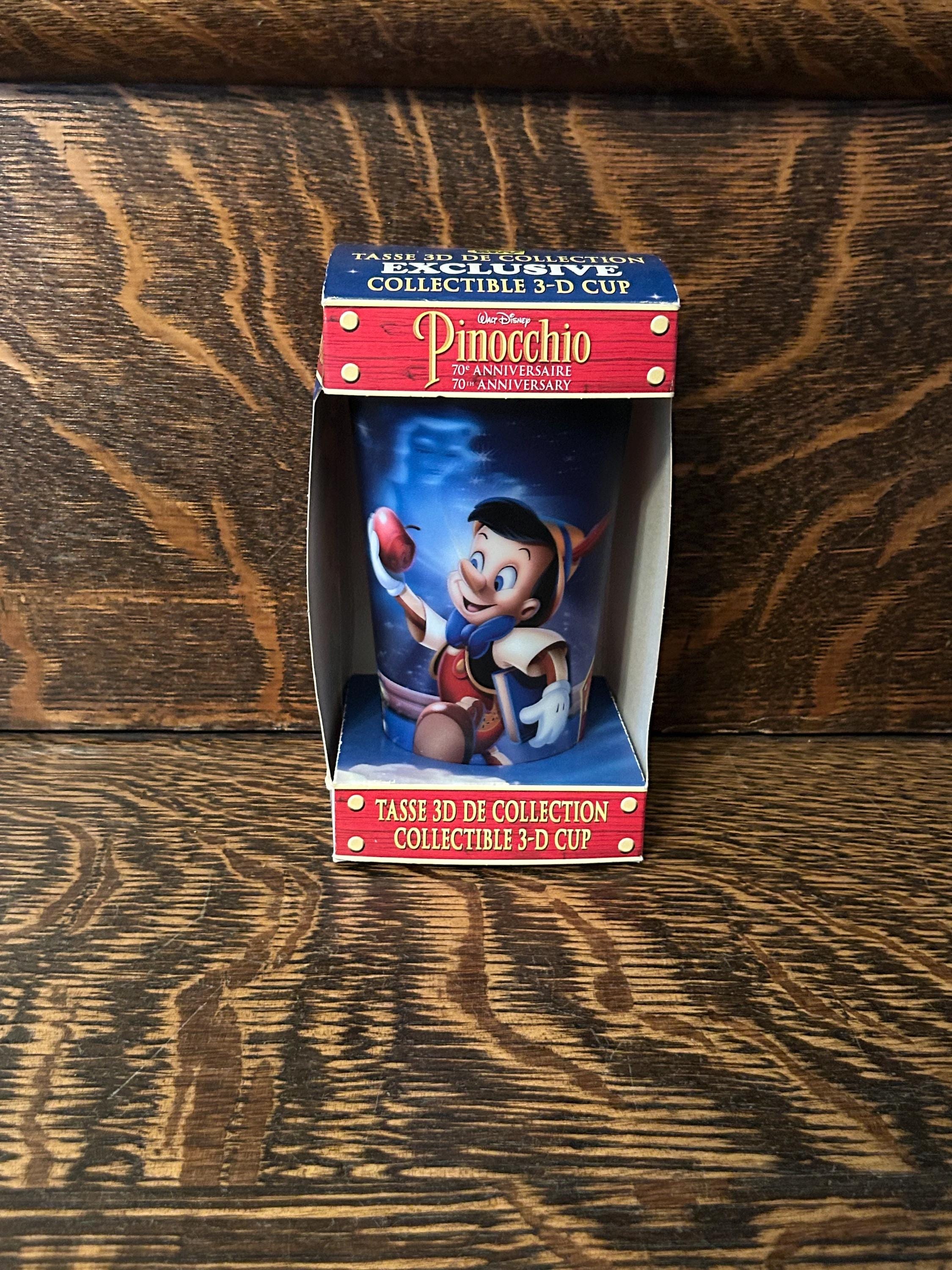 Vintage Pinocchio Exclusive Best Buy 3D Plastic Cup Pinocchio