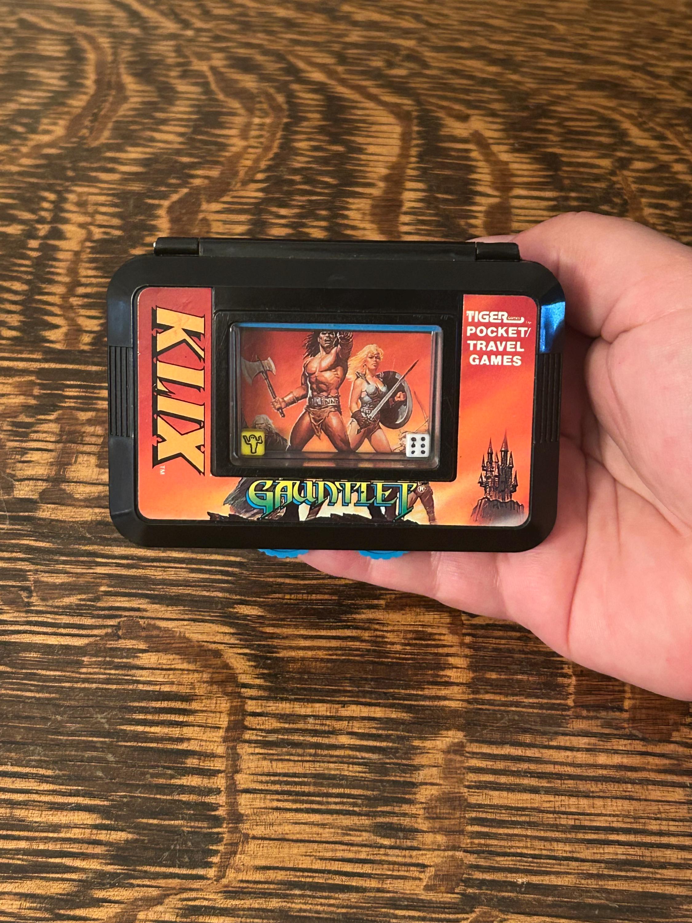Vintage 1989 Gauntlet Klix Tiger Pocket Travel Games - Etsy