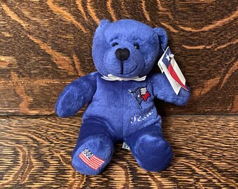 Symbolz Texas Flag 8” Bear by RGU Red White and Blue Stuffed Plush