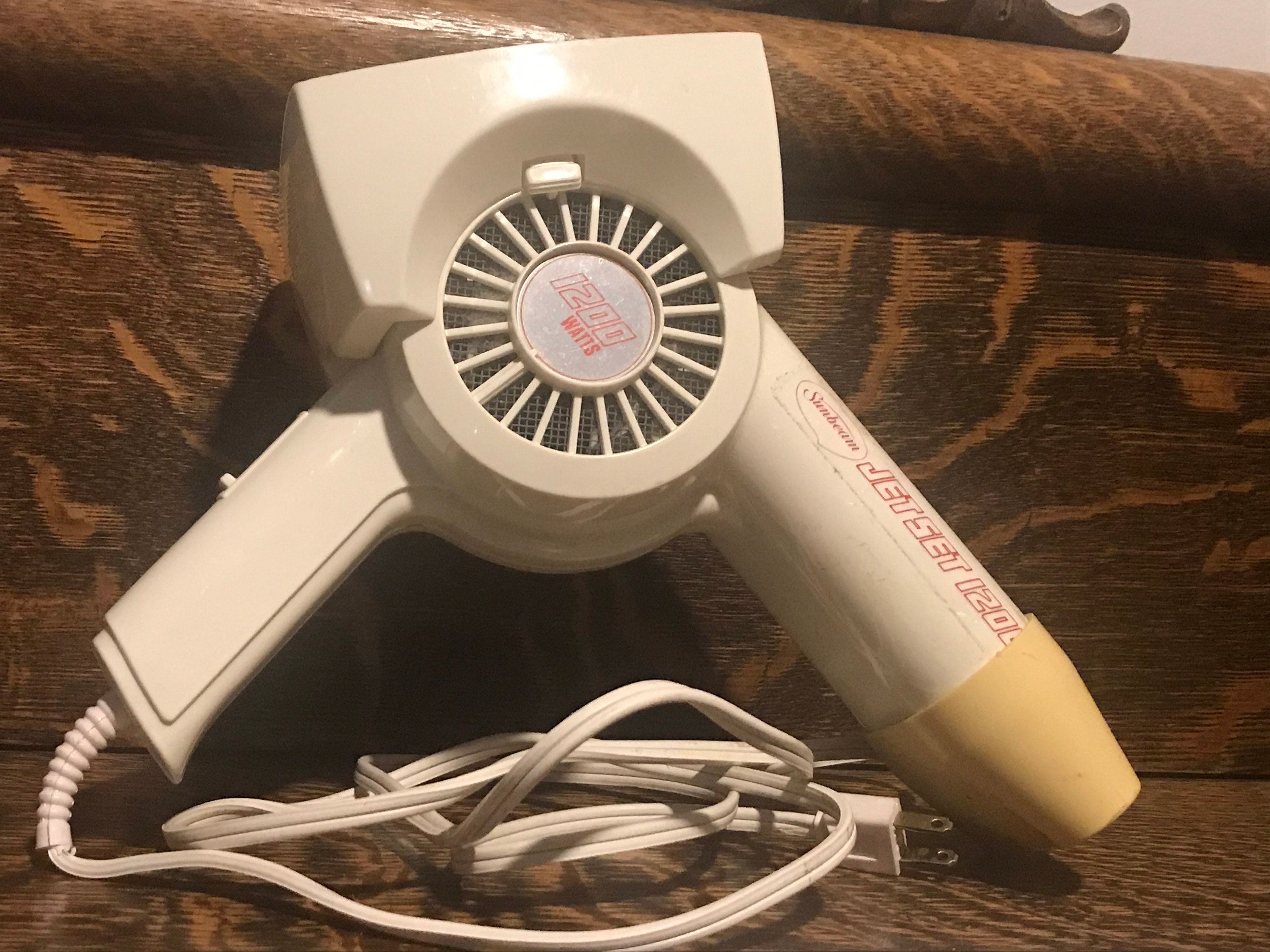 1976 Sunbeam Blow Dryer Vintage Jet Set Hair Dryer Etsy Finland