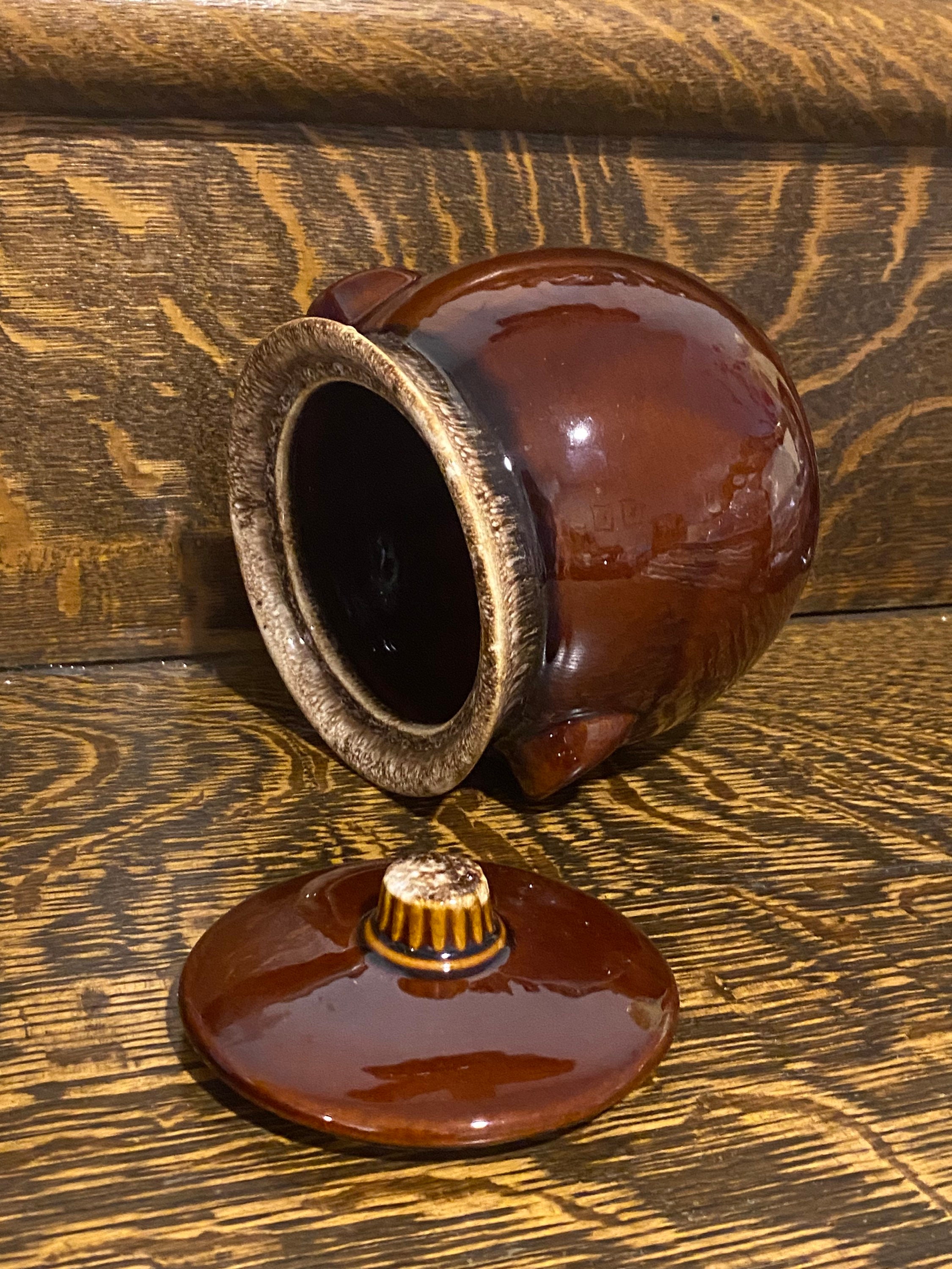 Vintage Hull Drip Pottery Oven Safe Bowls & Chili Pot - French 