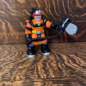 2001 Mattel Rescue Heroes Action Figure Billy Blazes Toy