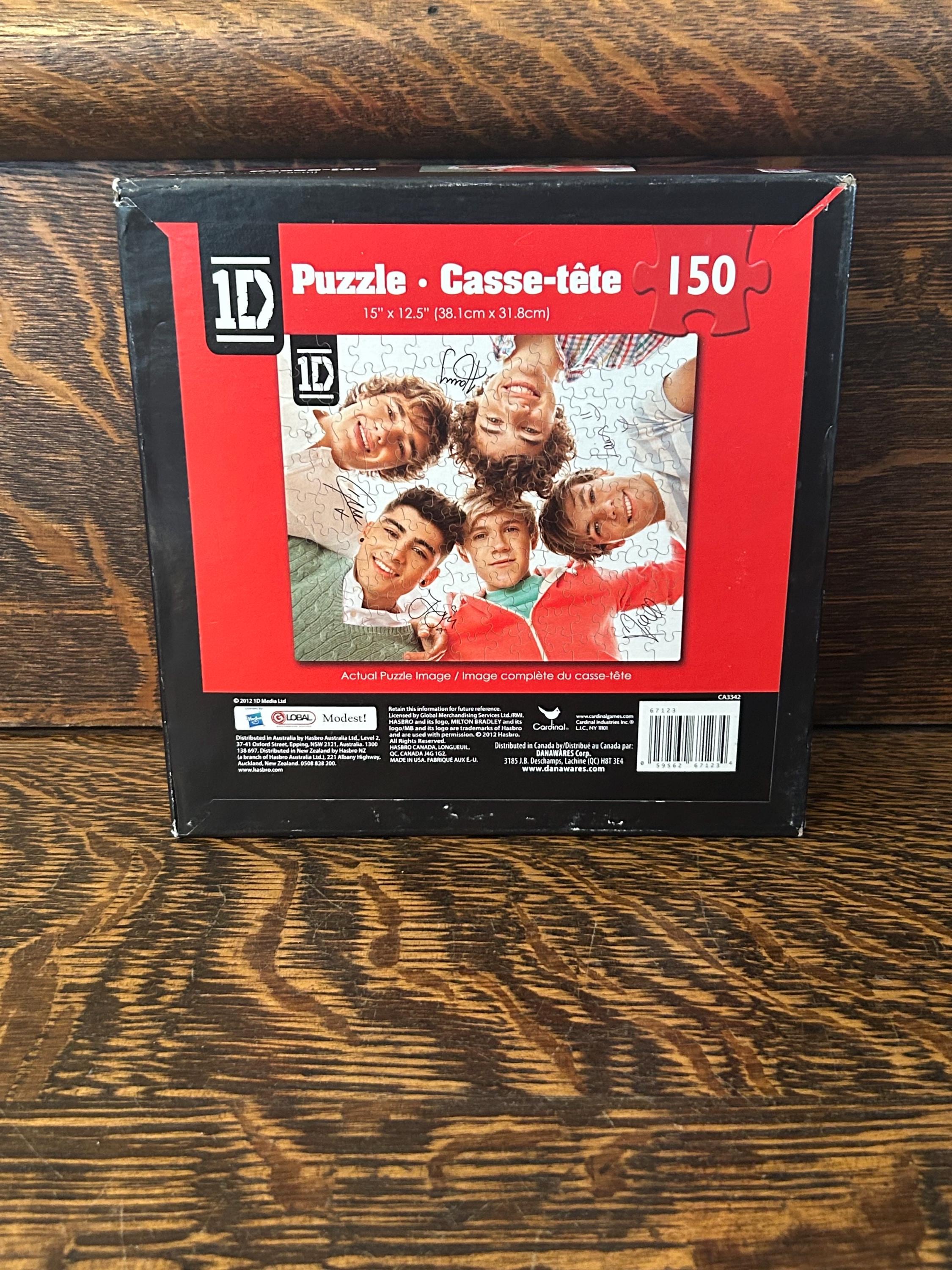 2012 One Direction Puzzle 1D Boy Band Milton Bradley 150pc Puzzle
