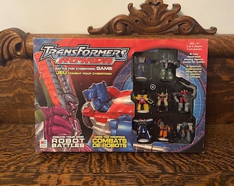 Vintage Transformers Armada Board Game 2003 Transformers Armada Battle For Cybertron Milton Bradley