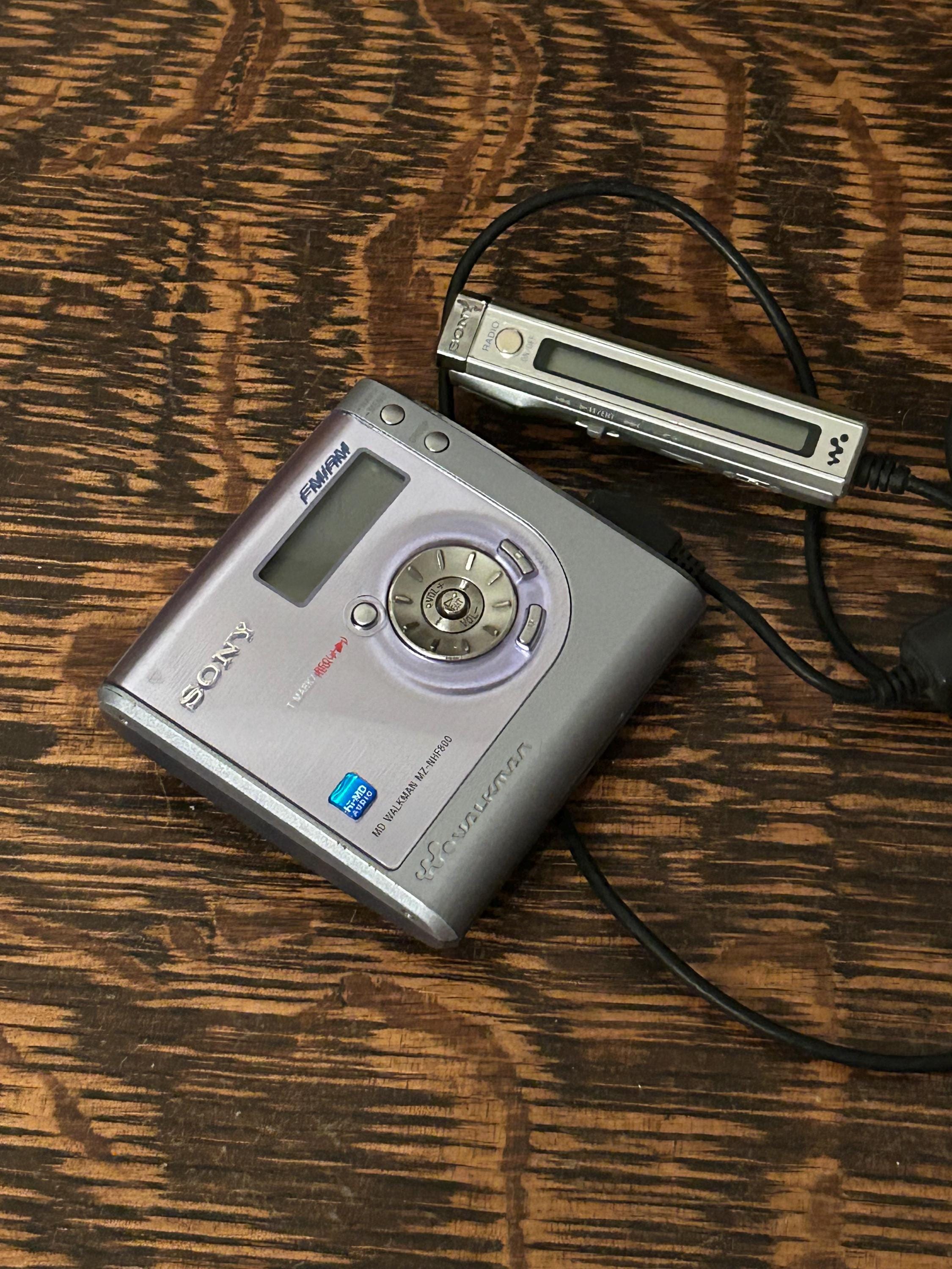 Sony Hi-md Walkman MZ-NHF800 Minidisc Player Recorder - Etsy