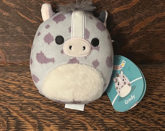 Mini Squishmallows de 5 pulgadas Grady el caballo de peluche KellyToy