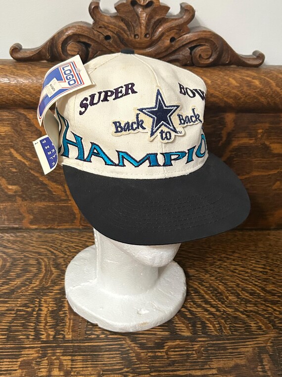 Vintage 90's Dallas Cowboys Super Bowl Back to Back Champion Hat
