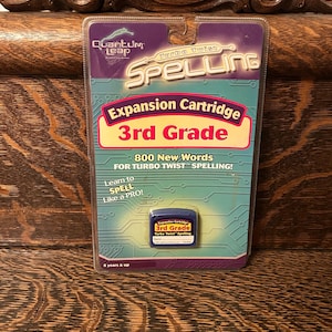 Vintage LeapFrog Turbo Twist Spelling 3rd Grade Expansion Cartridge