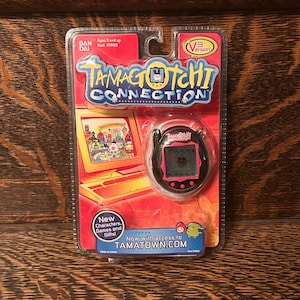 Rare Sealed Tamagotchi Connection V3 Translucent Black & Red Shell Bandai Wiz