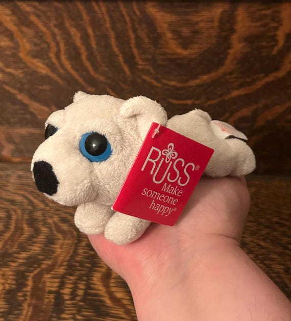 Rare Russ Berrie Li'l Peepers Chilly Polar Bear Plush - Etsy