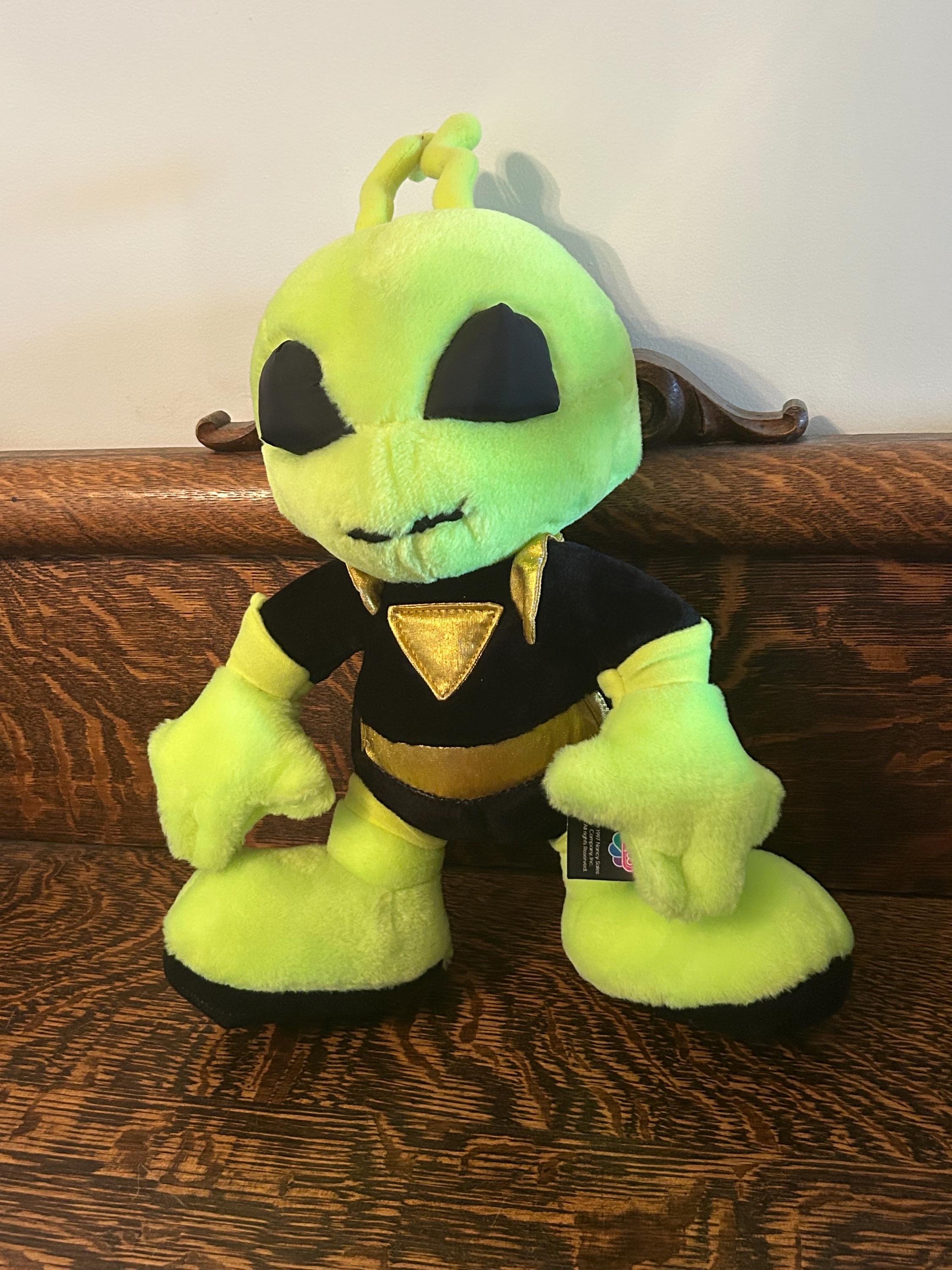 Vintage Nanco Alien Plush Martian Carnival Prize 1997 Nanco Plush