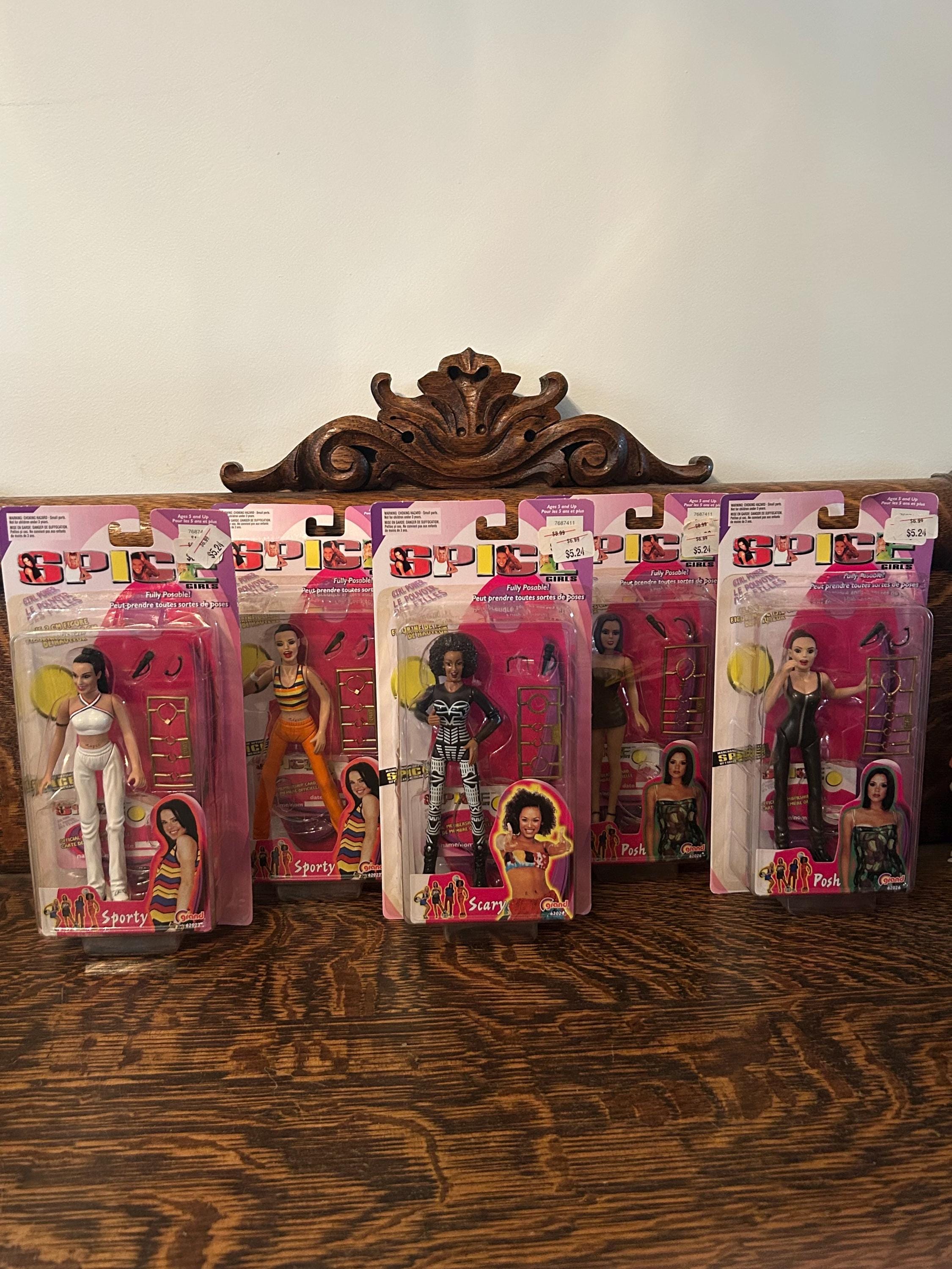 Vintage Spice Girls Figures 6” Dolls Sporty Spice Mel C, Posh