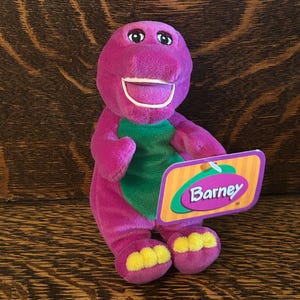 Vintage Barney The Dinosaur Plush 2003 Barney Beanie Toy