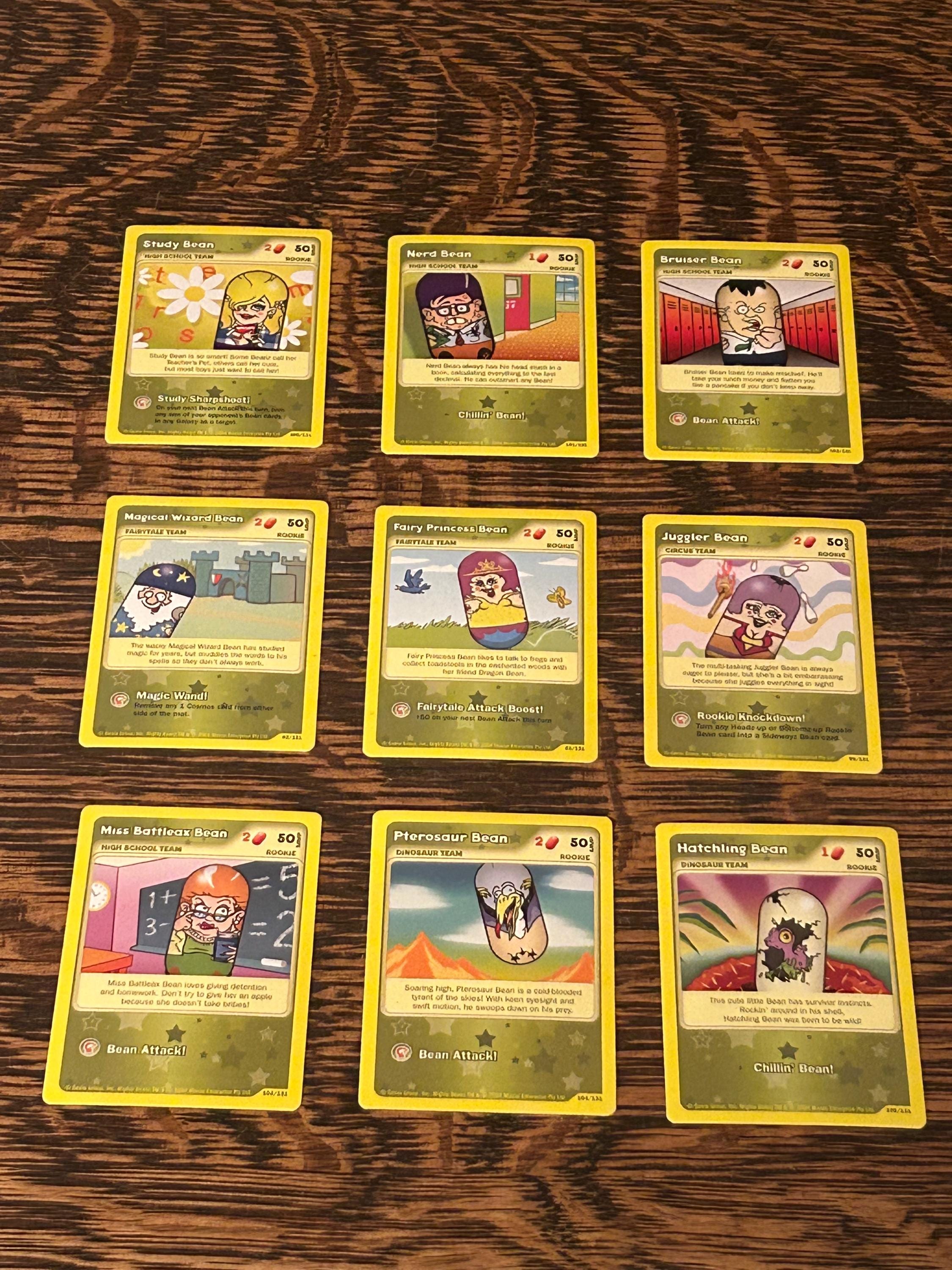 Vintage Mighty Beanz Trading Card Game 2004 Moose Genio Cards - Etsy