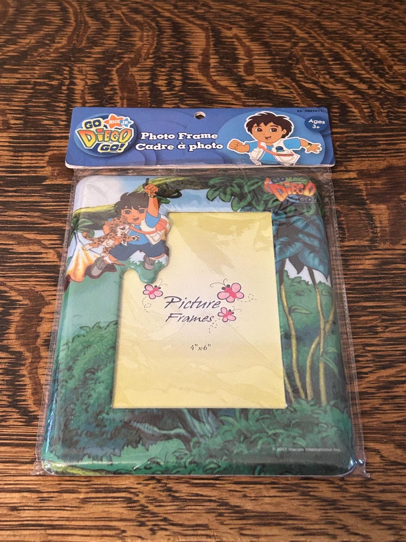 Dora the Explorer “go Diego Go” Picture Frame 2007 Nickelodeon Nick JR ...
