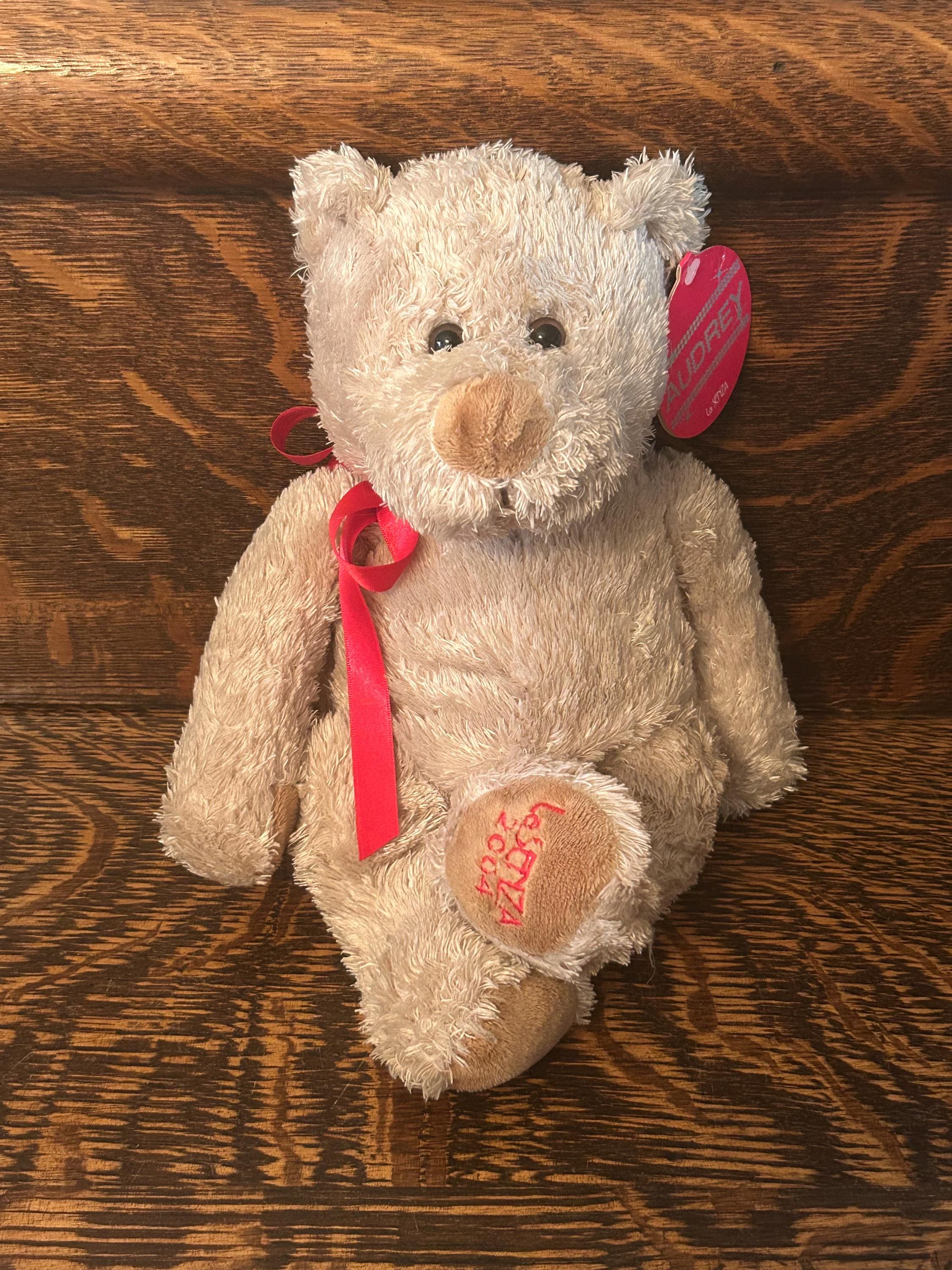 Vintage La Senza “audrey” Bear 2004 La Senza Plush Teddy Bear - Etsy