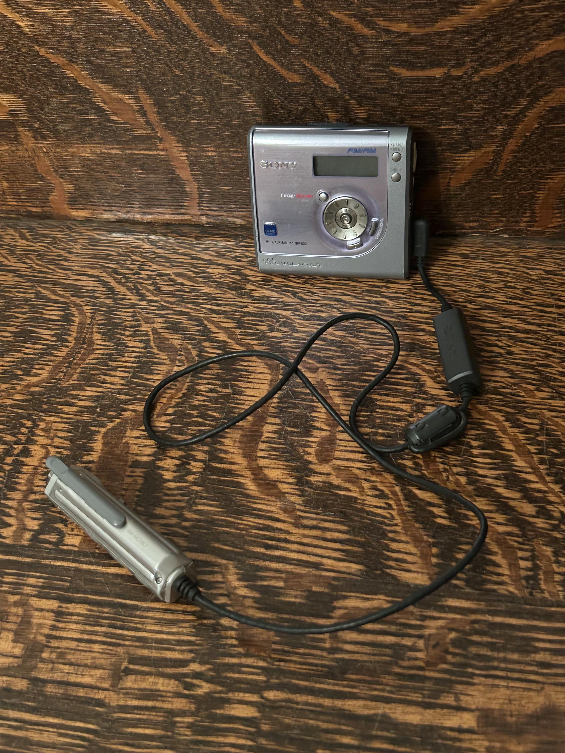 Sony Hi-md Walkman MZ-NHF800 Minidisc Player Recorder - Etsy