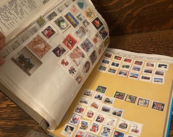 ヴィンテージ切手コレクションブック「Seven Seas」ワールドワイド切手