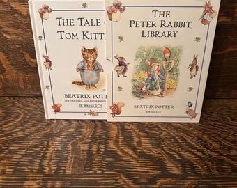 Vintage Beatrix Potter the Peter Rabbit Library 90's Boxset With
