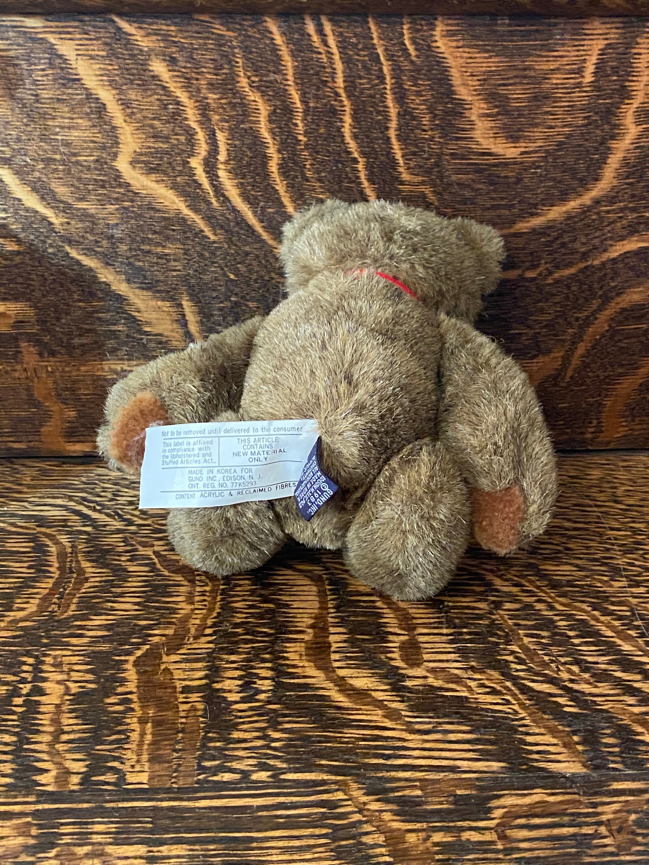 Vintage Gund Teddy Bear 1983 Collectible Gund Plush - Etsy