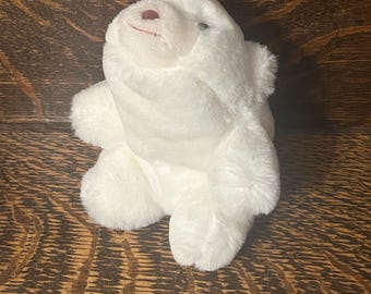 ヴィンテージ ぬいぐるみ Gund クマ ホワイト ヴィンテージ GUND 1980年製 スナッフルズ ぬいぐるみ テディベア