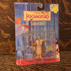 90’s Mattel Pocahontas Figure Character Chief NOS