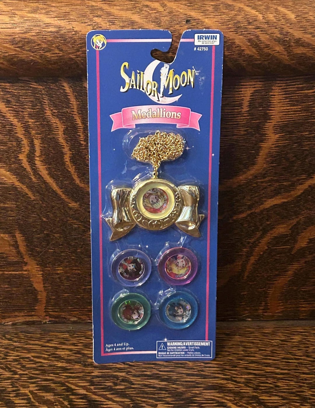 Vintage 1996 Sailor Moon Necklace Medallions Irwin Toys - Etsy