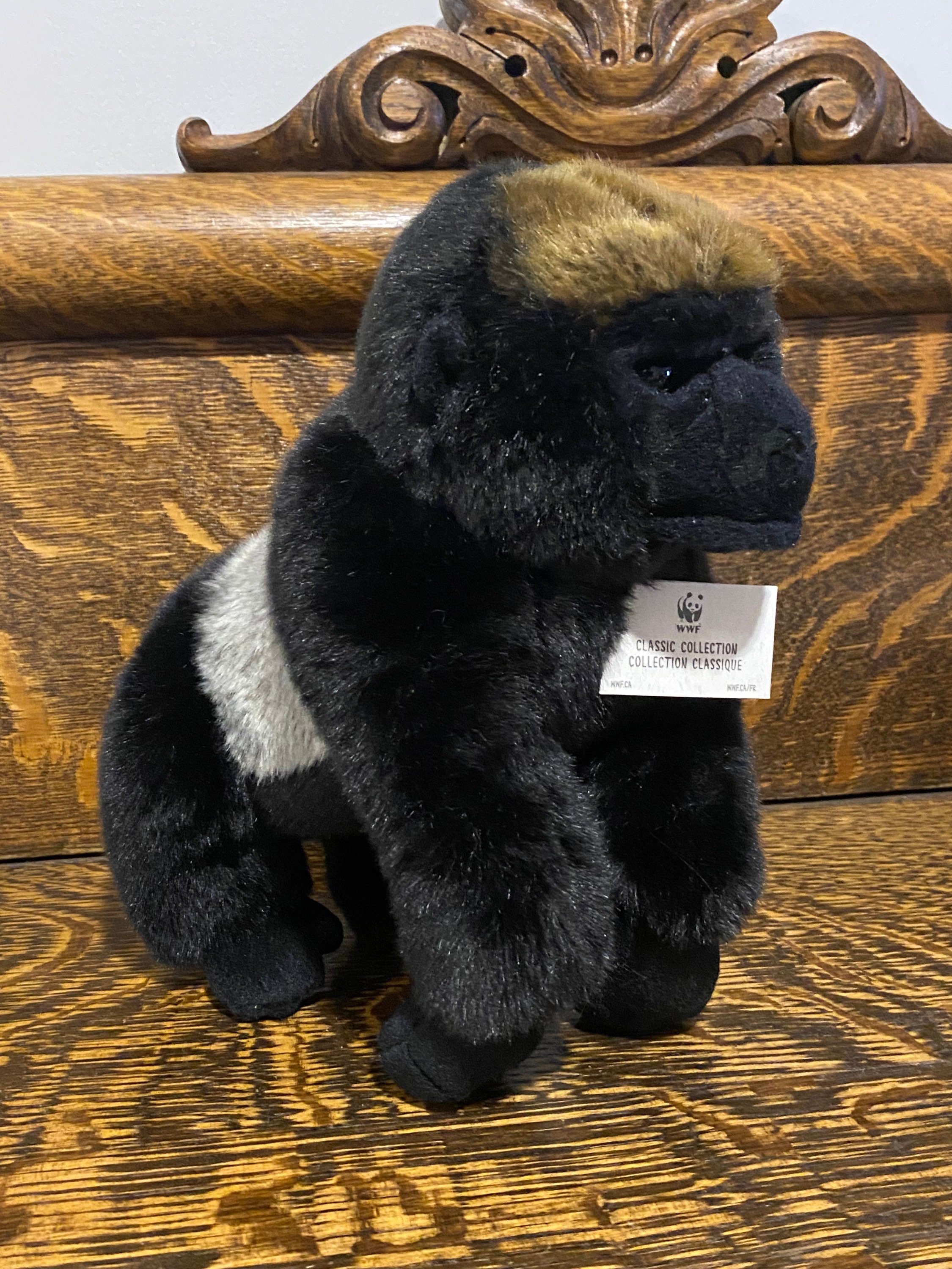 Wholesale Custom Cute Gorilla Plush Toys Soft Bag 20cm Black Kids