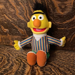 Vintage Bert Plush CTW Sesame Street - Etsy 日本 