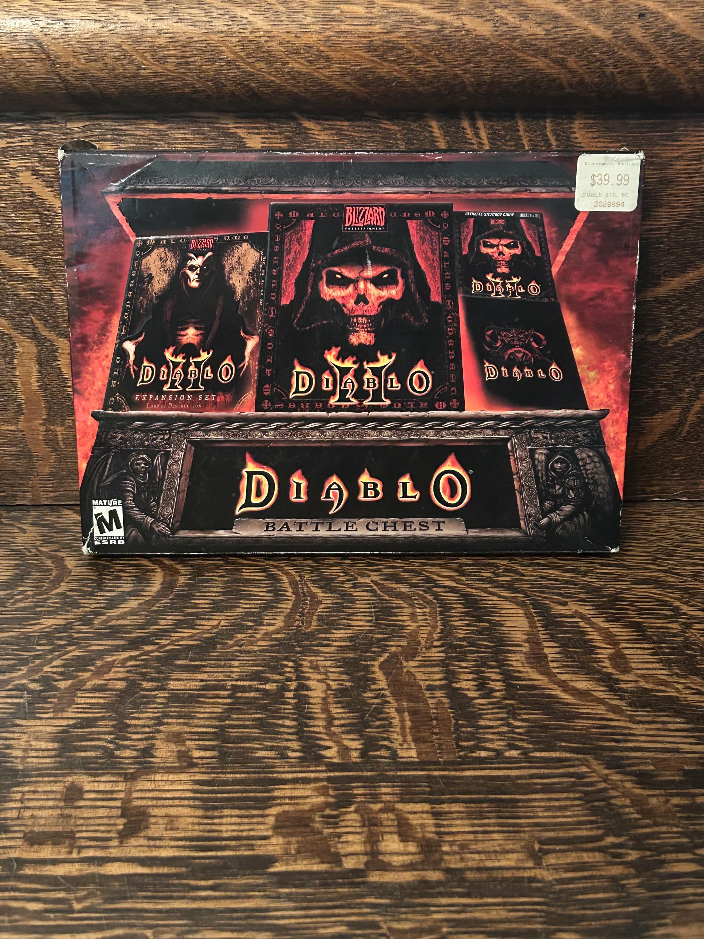 Diablo Battle Chest PC Games 2000-2001 Blizzard Entertainment