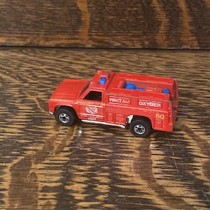 Vintage Hot Wheels 1974 Redline Emergency Squad Rescue Ranger Diecast Car