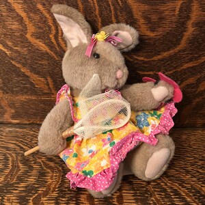 Vintage Russ Berrie Jasmine Bunny Sunshine Serenade Plush Rabbit - Gift For Spring/Easter