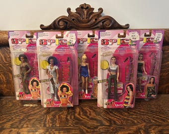 Vintage Spice Girls Figures 6” Dolls Sporty Spice Mel C, Posh Spice Victoria, Scary Spice Mel B - 90’s Grand Toys