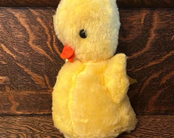 Zeldzame vintage Regal Toys muzikaal opwindbaar pluche eend "Go To Sleep"-slaapliedje - Inrichting kinderkamer - Baby- en peuterspeelgoed