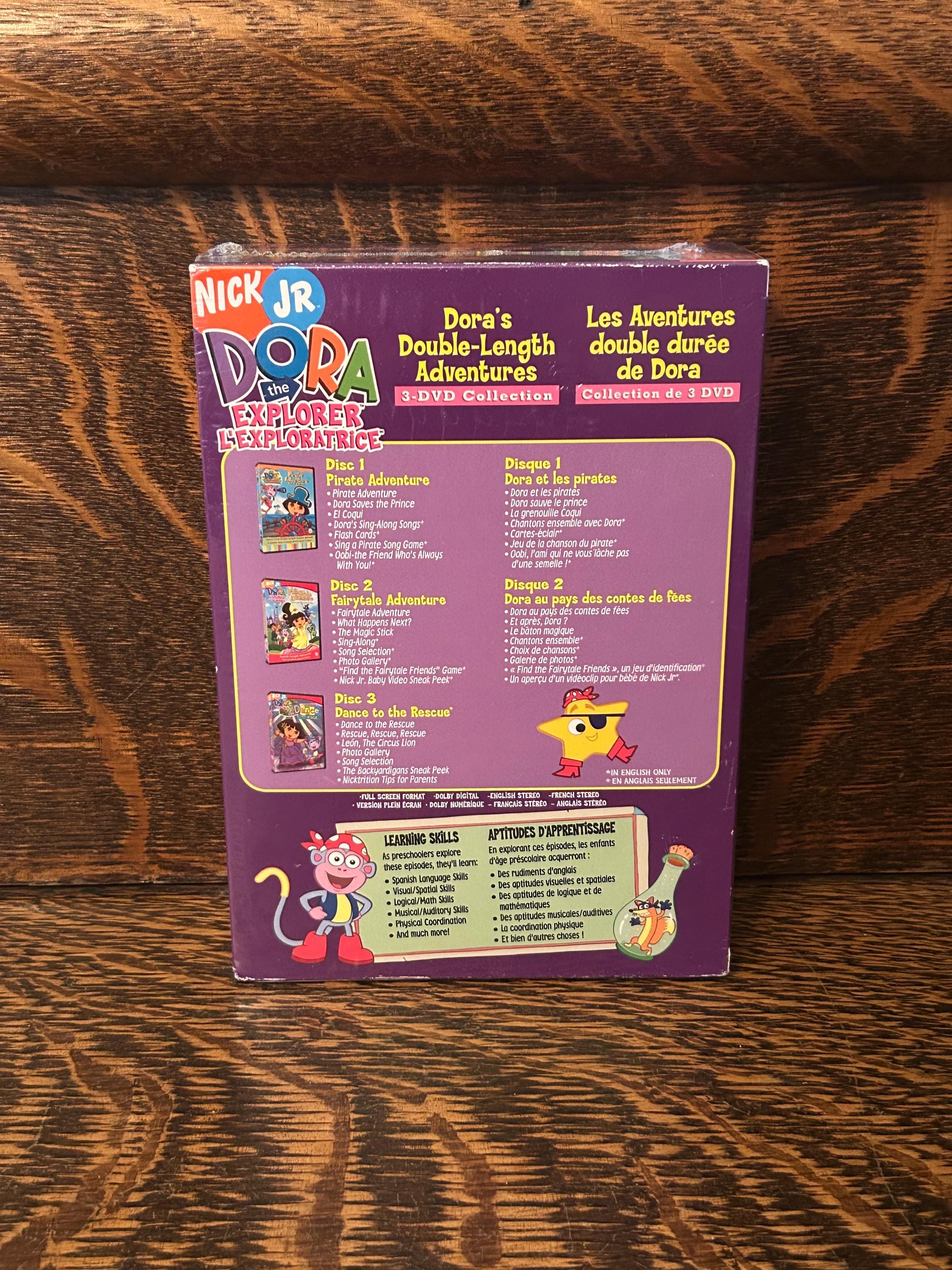 2005 Dora the Explorer Dora's Double Length Adventures 3 DVD