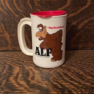 Vintage 80's ALF Mug - 20oz Travel Mug for Coffee/tea - 1987 Alf no  Problem Plastic Mug - Alien Productions - Etsy
