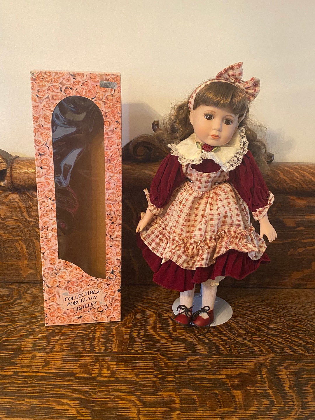 Vintage Porcelain Doll Artmark Dolls Doll Decoration - Etsy