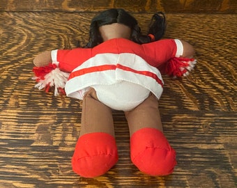 Bambole da cheerleader parlanti vintage Lil Munchkin Cheers Dolls