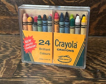 Vintage 80’s Crayola Crayons - Binney & Smith Crayons - Crayola Vintage Colouring