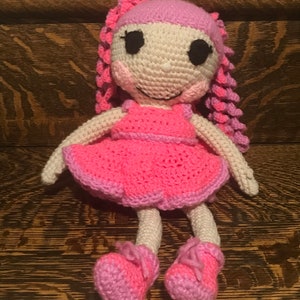 Lalaloopsy Doll Jewel Sparkles Handmade Crocheted Plush Doll Amigurumi